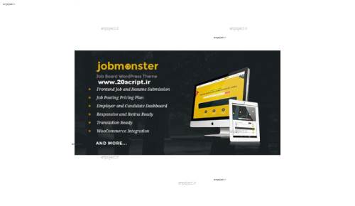 دانلود پوسته کاریابی Jobmonster برای وردپرس