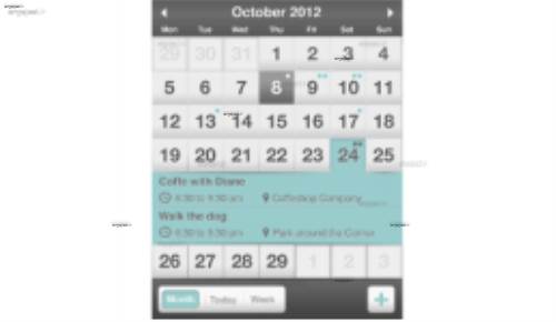 لایه باز تقویم