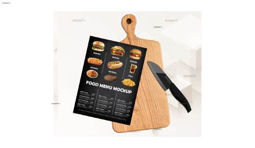 طرح گرافیکی فست فود