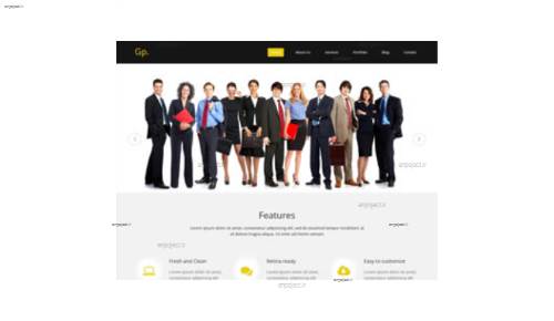 قالب وب سایت Gp 