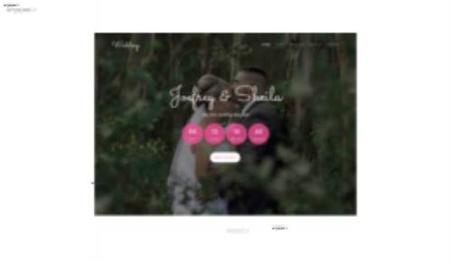 قالب وب سایت Wedding