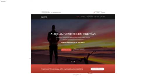 قالب وب سایت Exative قالب وب سایت Exative