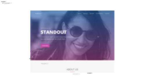 قالب وب سایت Standout