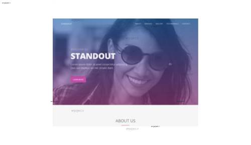 قالب وب سایت Standout قالب وب سایت Standout