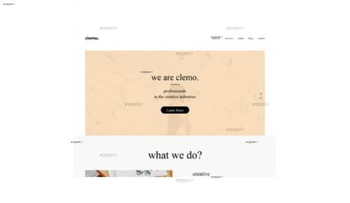 قالب سایت Clemo قالب سایت Clemo