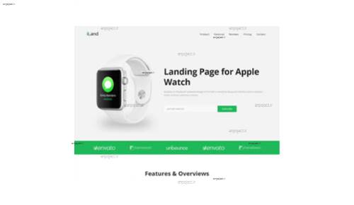 قالب وب سایت iLand