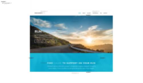 قالب وب سایت Run Charity Lite 