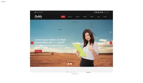 قالب وب سایت Corlate  قالب وب سایت Corlate