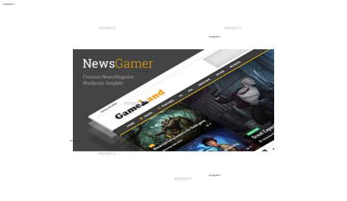 قالب مجله خبری بازی NewsGamer برای وردپرس