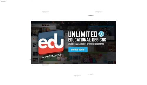 سیستم مدیریت آموزشی با قالب EduLMS برای وردپرس
