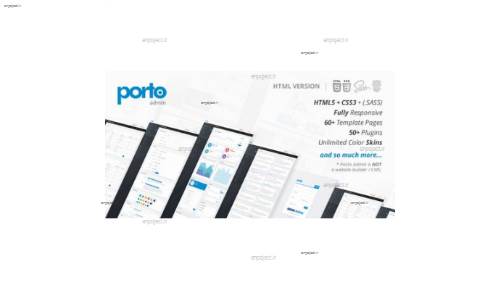 قالب HTML مدیریت وب سایت Porto Admin نسخه 1.4.1