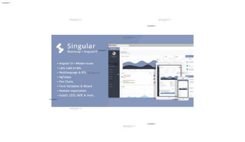 قالب مدیریت وب سایت Singular به صورت HTML قالب مدیریت وب سایت Singular به صورت HTML