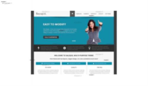 قالب وب سایت Salique v1.0 