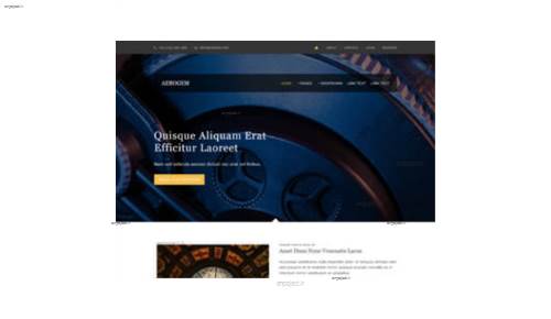 قالب وب سایت Aerogem