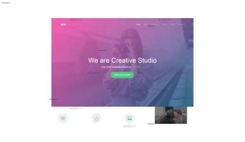 قالب وب سایت Bow