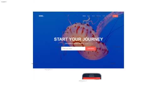 قالب وب سایت King قالب وب سایت King