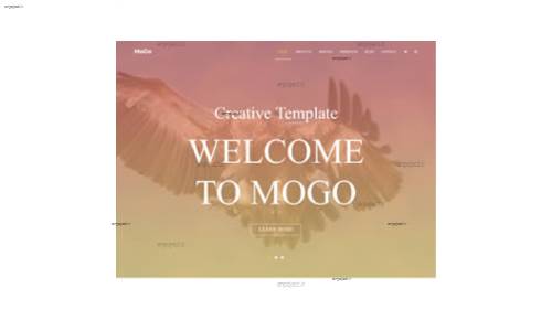 قالب وب سایت MoGo