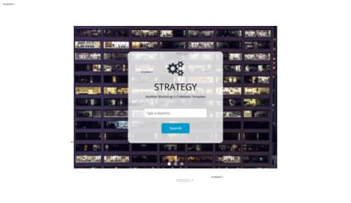 قالب وب سایت Strategy