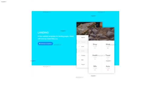 قالب وب سایت Landing قالب وب سایت Landing