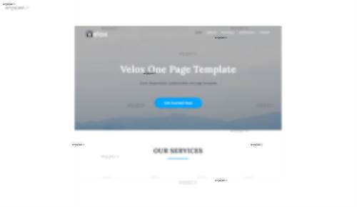 قالب وب سایت Velox