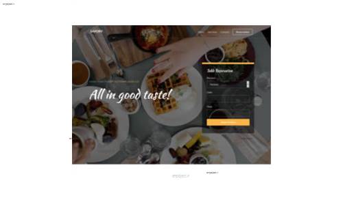 قالب وب سایت Savory قالب وب سایت Savory