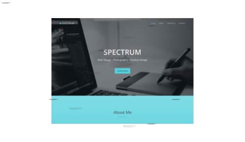 قالب وب سایت Spectrum