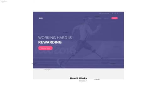 قالب وب سایت Run قالب وب سایت Run