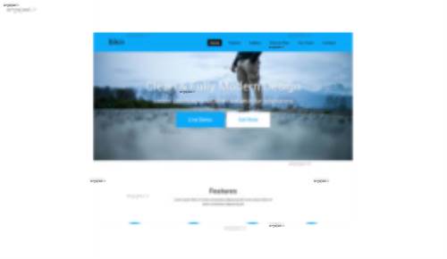 قالب وب سایت Bikin