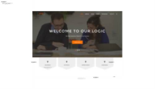 قالب وب سایت Logic