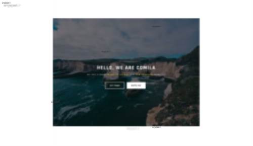 قالب وب سایت Comila