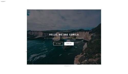 قالب وب سایت Comila قالب وب سایت Comila