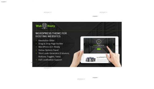 دانلود ابر پوسته وردپرس و هاستینگ WebHosty