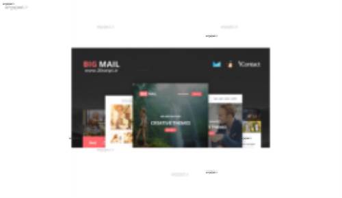 قالب HTML ایمیل و خبرنامه Big Mail با قابلیت صفحه ساز آنلاین