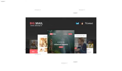 قالب HTML ایمیل و خبرنامه Big Mail با قابلیت صفحه ساز آنلاین