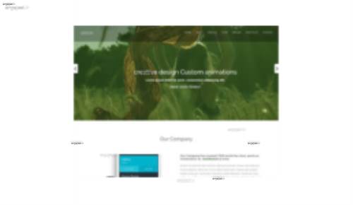 قالب وب سایت Green 