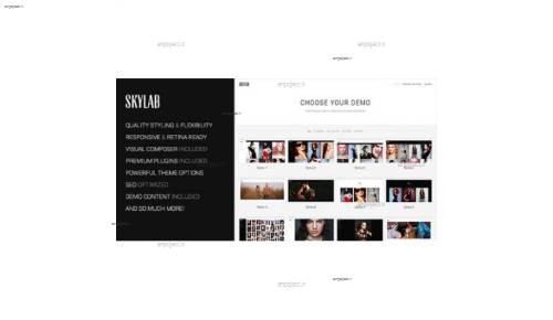 قالب نمونه کار و خلاقانه Skylab نسخه 2.0.7 برای وردپرس