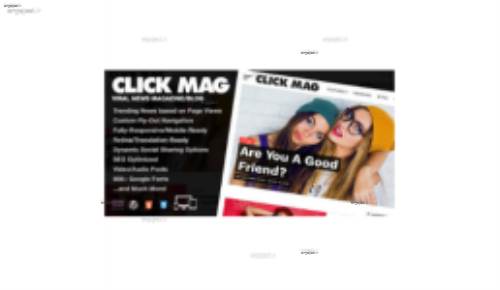 قالب مجله خبری Click Mag برای وردپرس