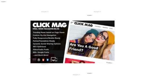 قالب مجله خبری Click Mag برای وردپرس
