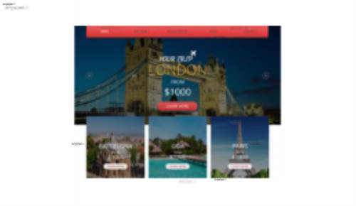 قالب وب سایت Your Trip 