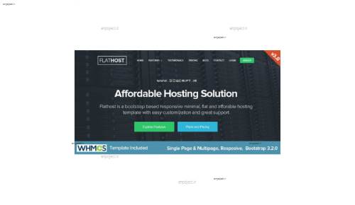 دانلود قالب میزبانی وب FlatHost برای Whmcs دانلود قالب میزبانی وب FlatHost برای Whmcs