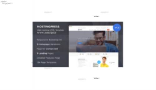 دانلود قالب HTML میزبانی وب HostingPress