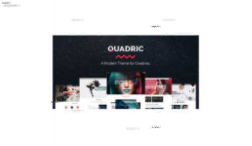 پوسته چندمنظوره و خلاقانه Quadric برای وردپرس