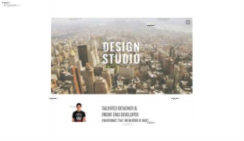 قالب وب سایت Studio 