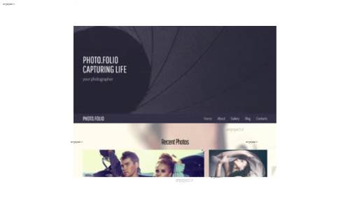 قالب وب سایت Photo.Folio 