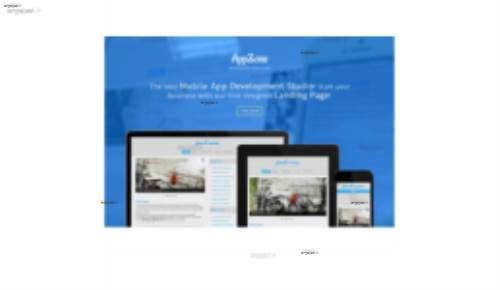 قالب وب سایت App Zone 