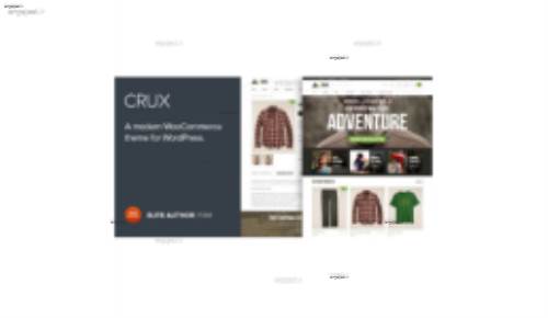 پوسته فروشگاهی و مدرن Crux برای ووکامرس