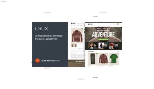 پوسته فروشگاهی و مدرن Crux برای ووکامرس