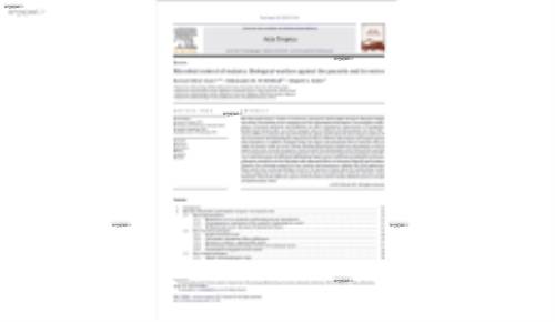 Microbial control of malaria: Biological warfare against the parasite and its vector