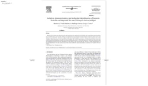Isolation, characterization, and molecular identiWcation of bacteria from the red imported Wre ant (Solenopsis invicta) midgut