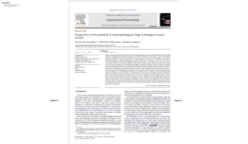 Perspectives on the potential of entomopathogenic fungi in biological control of ticks